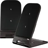 Forever Allity chargeur sans fil 2-en-1 pliable, support pour téléphone