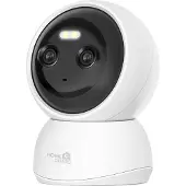 HomeGuard HGWIP222 Caméra IP d'intérieur à double objectif avec son et LED IR vision nocturne