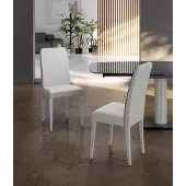 STONES Anita Chaise En Éco-Cuir Blanc 2 Pcs