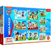 Trefl Puzzle Paw Patrol MEGA PACK 10v1