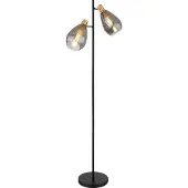 Globo Lampadaire Fanni Double noir