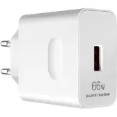 Huawei , alimentation d'origine USB (66W, SuperCharge), blanche