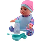 Johntoy Baby Rose Drink et -Plasbabypop, 30cm