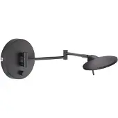 TRIO Leuchten - Applique murale moderne noire ajustable incl. LED - Kazam | salon | chambre | cuisine - acier organique - | (non interchangeable) LED