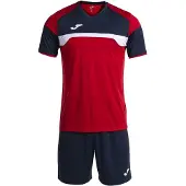 Joma Danubio Iii Short Sleeve Set Rouge 5-6 Years Enfants