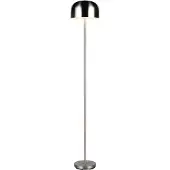 REALITY IMPORT Lampadaire LED, variateur tactile, batterie, USB, nickel mat, H 147 cm