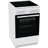 Gorenje Cuisinière électrique sur pied GEC5A 21 WG avec plaque de cuisson en vitrocéramique, 60 cm, blanche