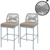 MCW Tabouret de bar -O21 (lot de 2)