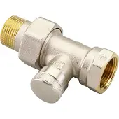 Danfoss Raccord de retour , RLV 20, R 3/4, passage, nickelé, 1 pièce.