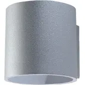 Sollux Applique ORBIS 1 gris 1xG9 8W aluminium 10x12x10cm