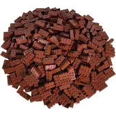 LEGO Briques 2x4 Marron Rouge - 3001 NOUVEAU Quantité 1000x