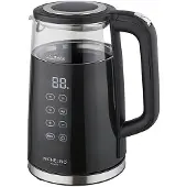 Michelino Bouilloire numérique arrêt automatique 1,7 litre 2200 watts noir