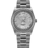 Bellevue Montre - - H3 - Cuir noir - Étanchéité 5 ATM - Mouvement quartz