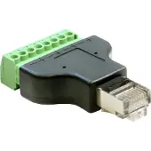DeLOCK Adaptateur RJ45 vers bornier à vis -