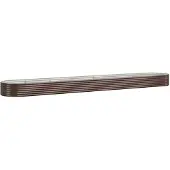 Syfax Lit surélevé de jardin Acier galvanisé marron