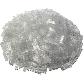 LEGO 50 carreaux 1x4, Transparent