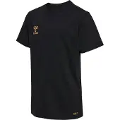 Hummel Hmle24c Coton t-shirt enfants noir or Gr 104