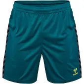 Hummel Pantalon de sport 'Authentic' bleu cyan / gris / vert clair / noir
