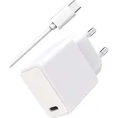 Wow CS 20W USBC PD + Cable C/C 1m Blanc