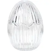 Clayre & Eef glass pot egg Ø 9x12 cm glass