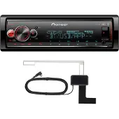 Pioneer MVH-S520DABAN Autoradio 1DIN avec DAB+, USB, Bluetooth, Smart-Sync, Spotify, RGB, compatible avec Android / iPhone (boîtier court / antenne DAB incluse)