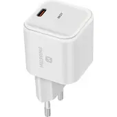 Swissten , 45W USB-C GaN alimentation Power Delivery charge ultra-rapide, blanc
