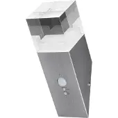 Ledvance Applique murale et plafonnier LED, luminaire d'extérieur, ENDURA STYLE CRYSTAL / 5 W, 220...240 V, Warm White, 3000 K, matériau du boîtier : acier, IP44