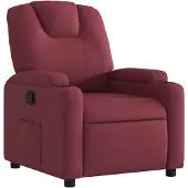 Syfax Fauteuil inclinable Rouge bordeaux Tissu