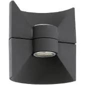 Eglo Applique murale d'extérieur LED Redondo 5 W anthracite 93368