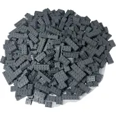 LEGO 2x2, 2x3, 2x4, 2x6 briques hautes gris foncé NOUVEAU Quantité 250x