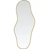 Syfax Miroir mural Doré 100x45 cm
