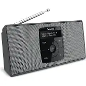 Technisat VG Radio portable. 2x1W batterie/réseau FM DAB+ Bluetooth sw-si DIGITRADIO 2 S NOIR/ARGENT