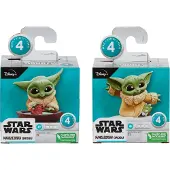 Star Wars Les Mandaloriens PVC-Sammelfigur : L'enfant Grogu (Baby Yoda) Marche sur la neige (6 cm)