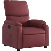 Sonstiges Fauteuil inclinable Rouge bordeaux Similicuir