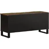 Syfax Meuble TV 100x34x46 cm bois d'acacia solide