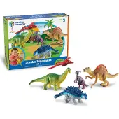 Learning Resources Grandes figures. Dinosaures. Lot de 2, 5 pièces.