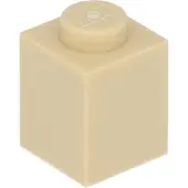 LEGO 250 pièces 3005 Brick 1x1 Part Basic Bricks 250 Beige
