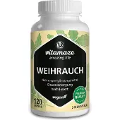 Vitamaze GmbH Vitamaze Encens 900 mg, gélules végétaliennes hautement dosées, 120 gélules