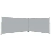 Syfax Auvent latéral rétractable 160x600 cm Gris