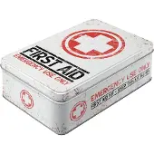 Nostalgic Art - Vorratsdose Flach - Nostalgic Pharmacy - First Aid