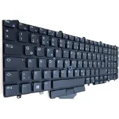 T-ProTek Clavier FRANÇAIS noir avec trackpoint compatible avec Dell Latitude 15 E5550-5809