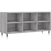 vidaXL Armoire TV Gris Sonoma 103,5x30x50 cm Bois composite