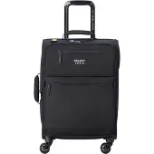 Delsey PARIS trolley Maubert 2.0 4 Double Rolls Expandable Cabin Trolley 55 Black noir 56cm