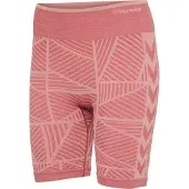 Hummel hmlMT ENERGY Seamless Mid Waist Short Femmes withered rose/rose tan melange XS