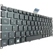 T-ProTek FRANÇAIS - Clavier noir compatible avec Acer Aspire S3-391, S5-391