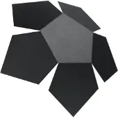 Sollux Applique PENTA noir 2xG9 8W acier 8x30x30cm