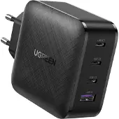 UGREEN Chargeur mural rapide USB-A+3xUSB-C 65W GaN Tech EU Black