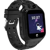 Forever , Montre intelligente pour enfants avec SIM WLAN Appel vidéo et GPS, Noir