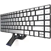 T-ProTek Clavier FRANÇAIS éclairage compatible avec HP Spectre x360 13-w003ng (Z3E37EA)