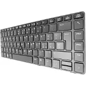 T-ProTek Clavier français canadien avec cadre TrackPoint compatible avec HP ProBook 8470b